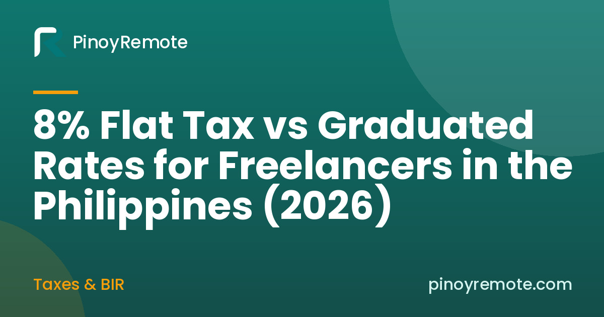 8% option vs graduated rates Philippines guide cover
